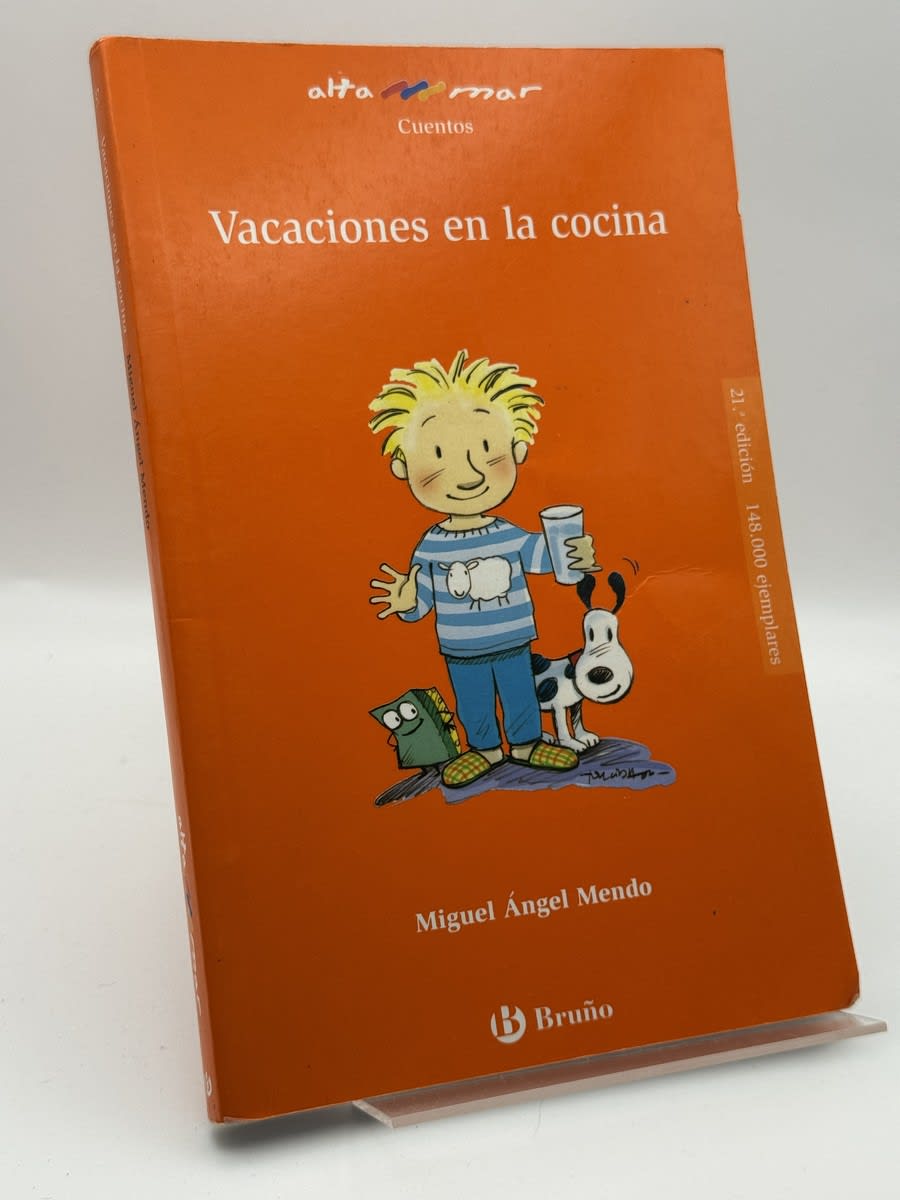 Portada de Vacaciones En La Cocina - Miguel Angel Mendo de Miguel Angel Mendo, libro de segunda mano