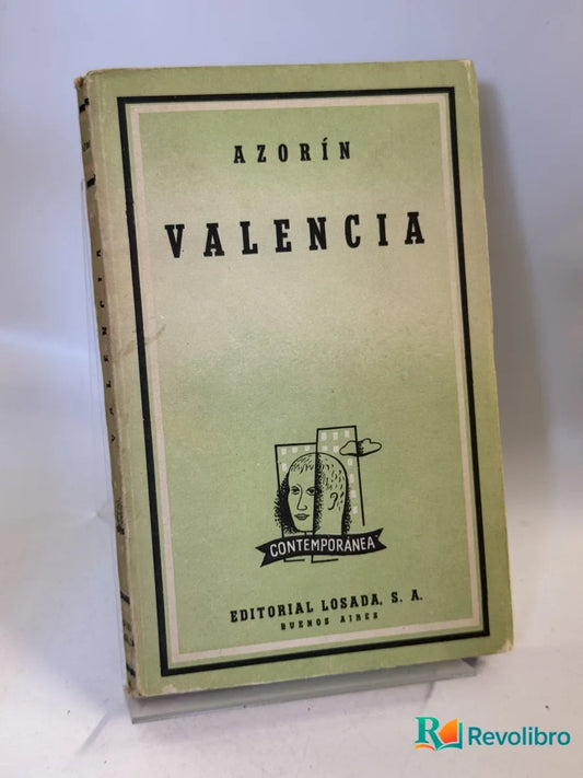 Portada de Valencia de Azorín, libro de segunda mano