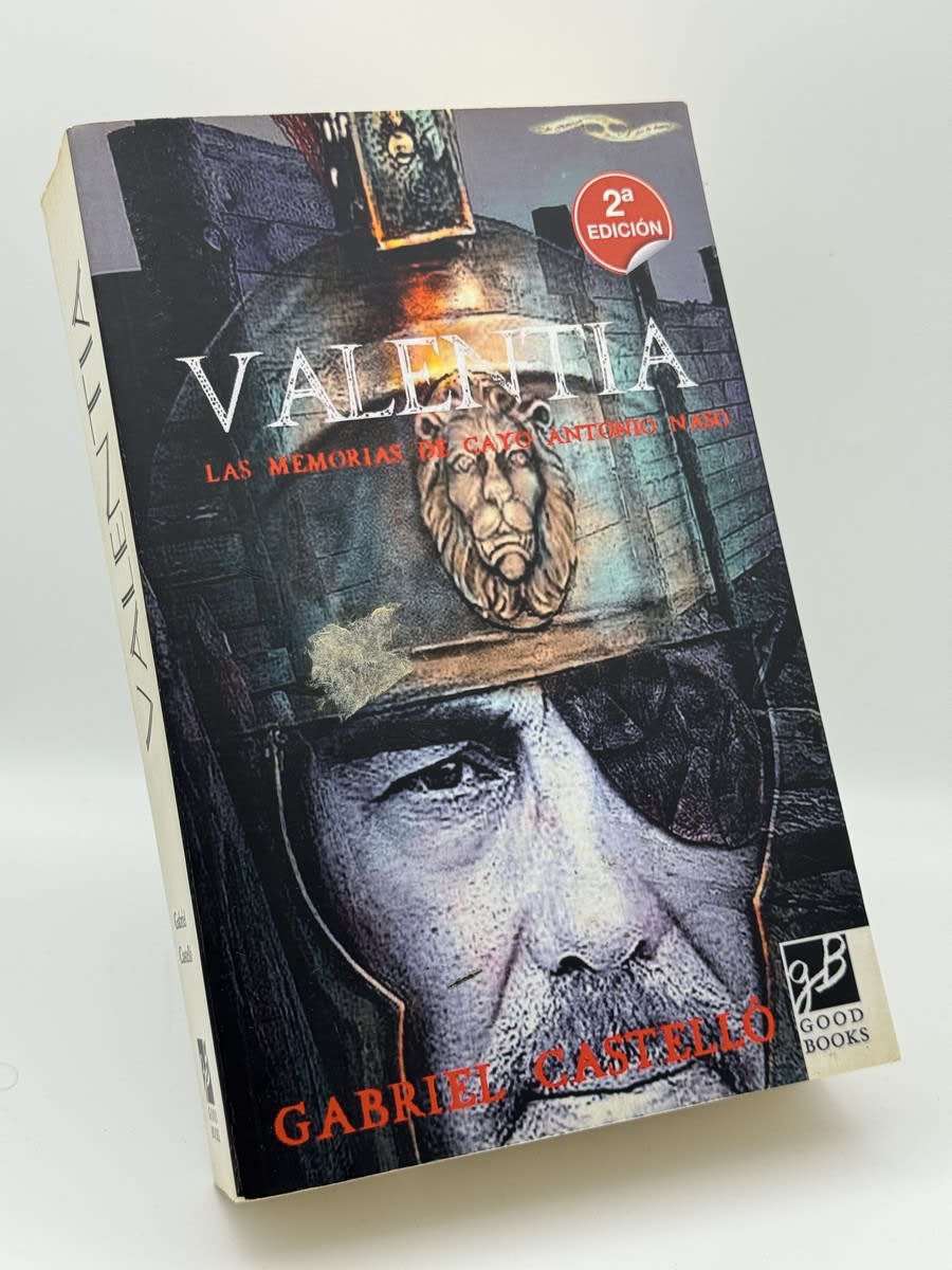 Portada de Valentía de Gabriel Castelló Alonso, libro de segunda mano