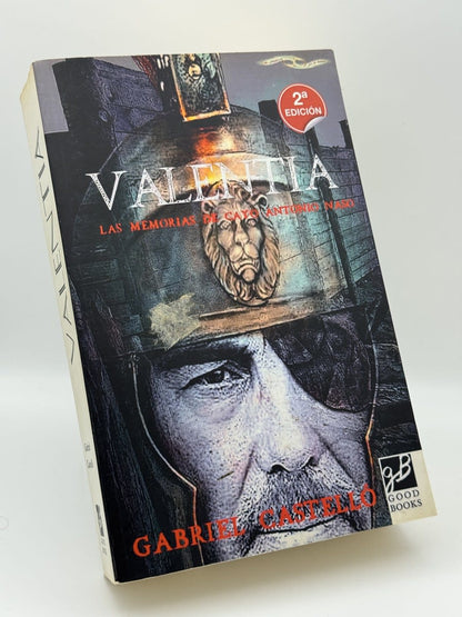 Portada de Valentía de Gabriel Castelló Alonso, libro de segunda mano
