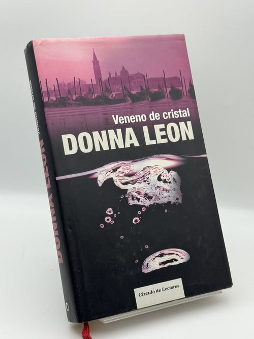 Portada de Veneno de cristal - Donna Leon de Donna Leon, libro de segunda mano