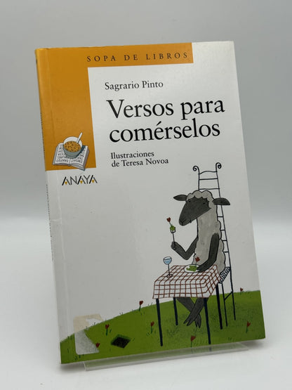 Versos para comérselos - Sagrario Pinto - Portada