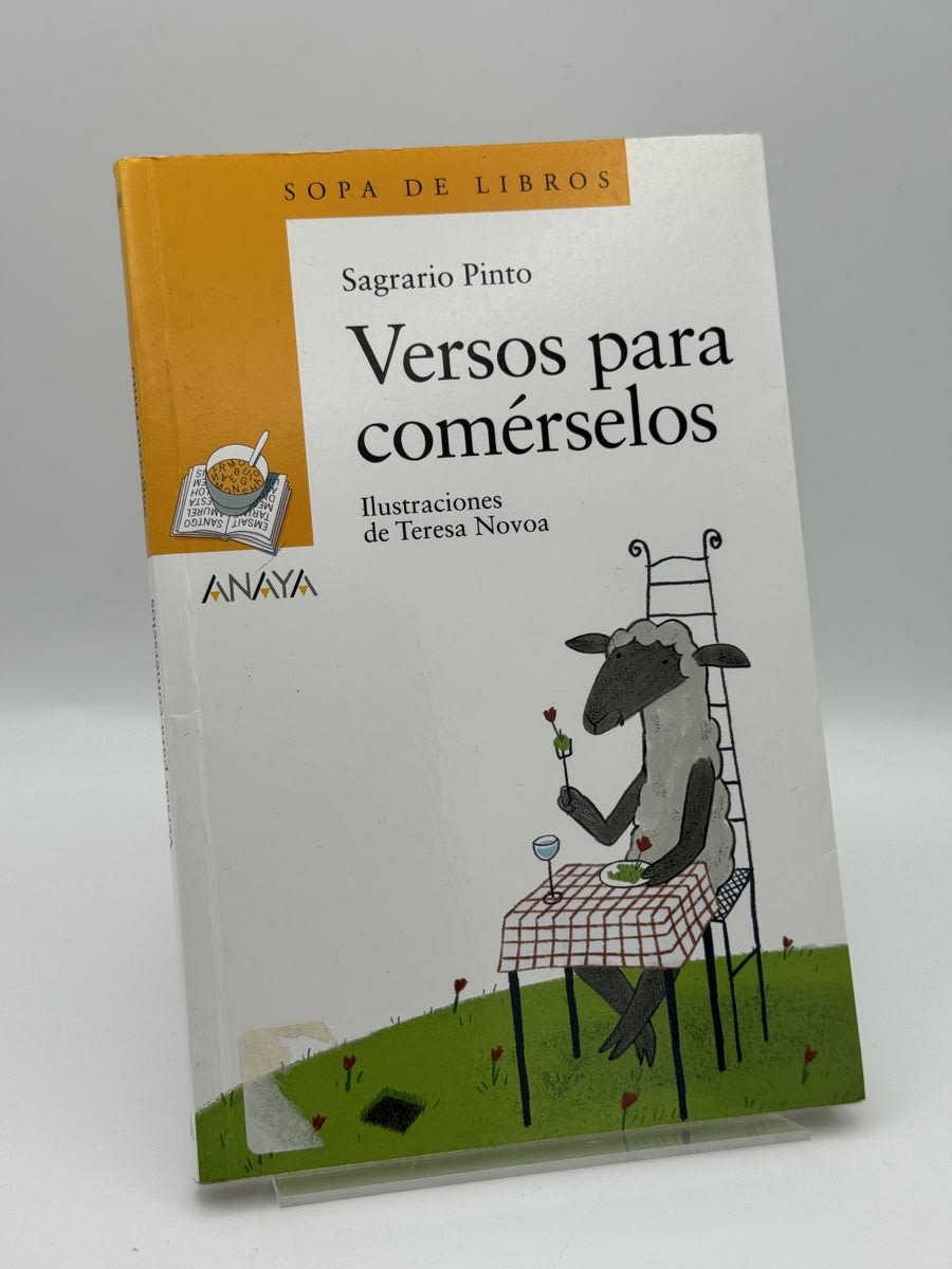 Versos para comérselos - Sagrario Pinto - Portada