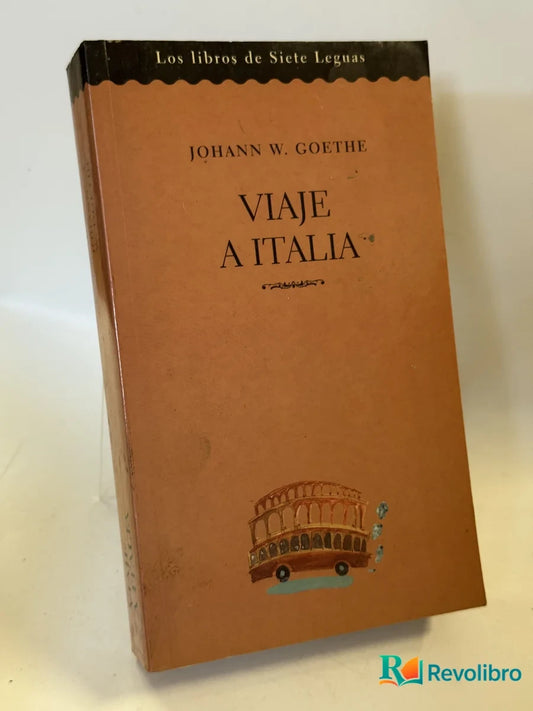 Portada de Viaje a Italia de Johann W. Goethe, libro de segunda mano