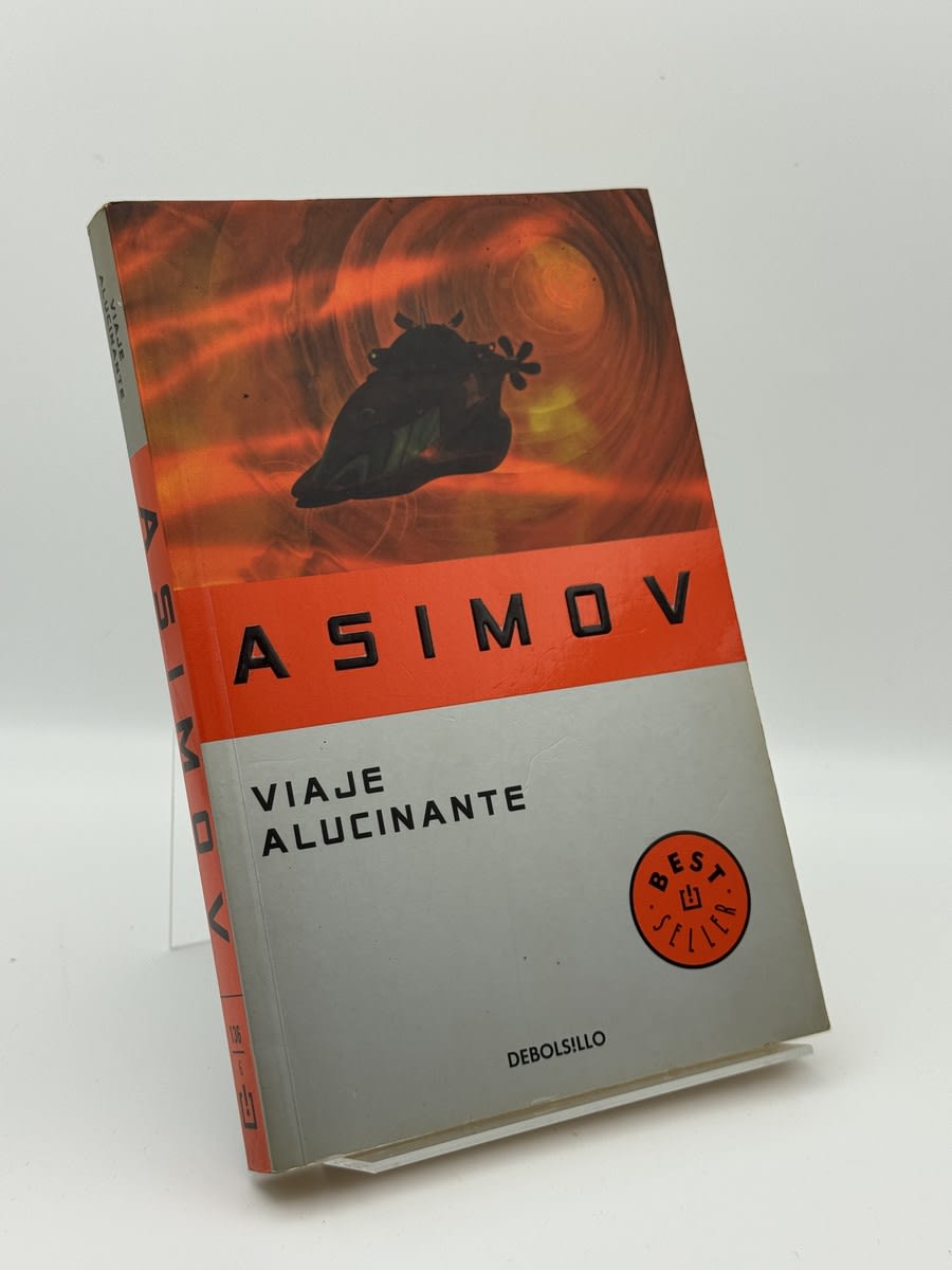Portada de Viaje alucinante de Isaac Asimov, libro de segunda mano