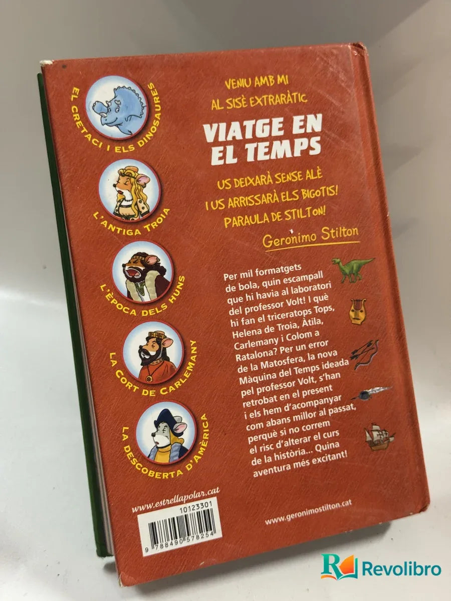 Foto 2 de Viatge en el temps 6 de Geronimo Stilton, libro de segunda mano
