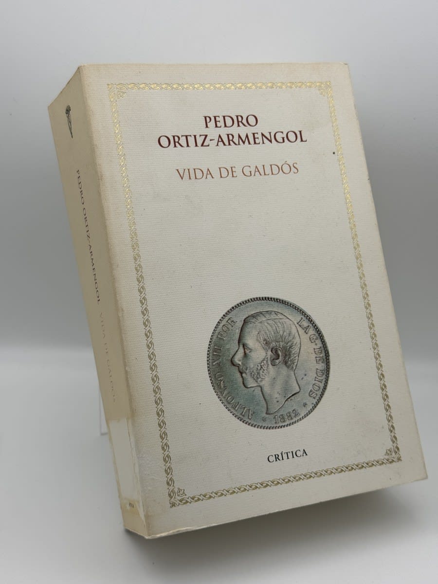 Portada de Vida de Galdós - Pedro Ortiz Armengol de Pedro Ortiz Armengol, libro de segunda mano