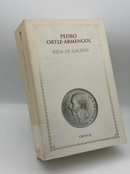 Portada de Vida de Galdós - Pedro Ortiz Armengol de Pedro Ortiz Armengol, libro de segunda mano