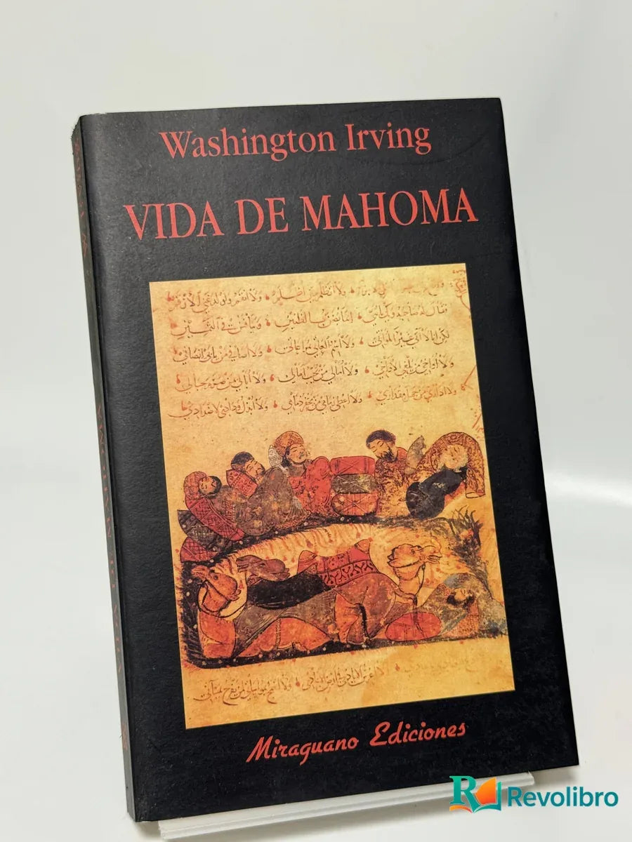 Portada de Vida de Mahoma de Washington Irving, libro de segunda mano