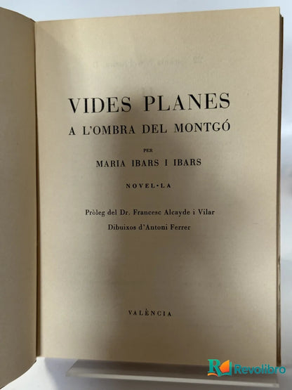 Foto 2 de Vides Planes de Maria Ibars I Ibars, libro de segunda mano