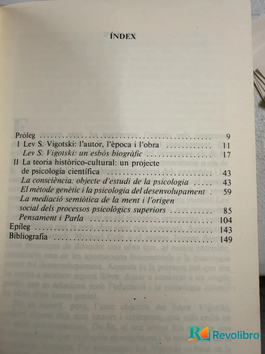 Foto 4 de Vigotski: la mediació semiòtica de la ment - 1ª edición de Ignasi Vila, libro de segunda mano