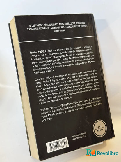 Foto 2 de Violetas de marzo de Philip Kerr, libro de segunda mano