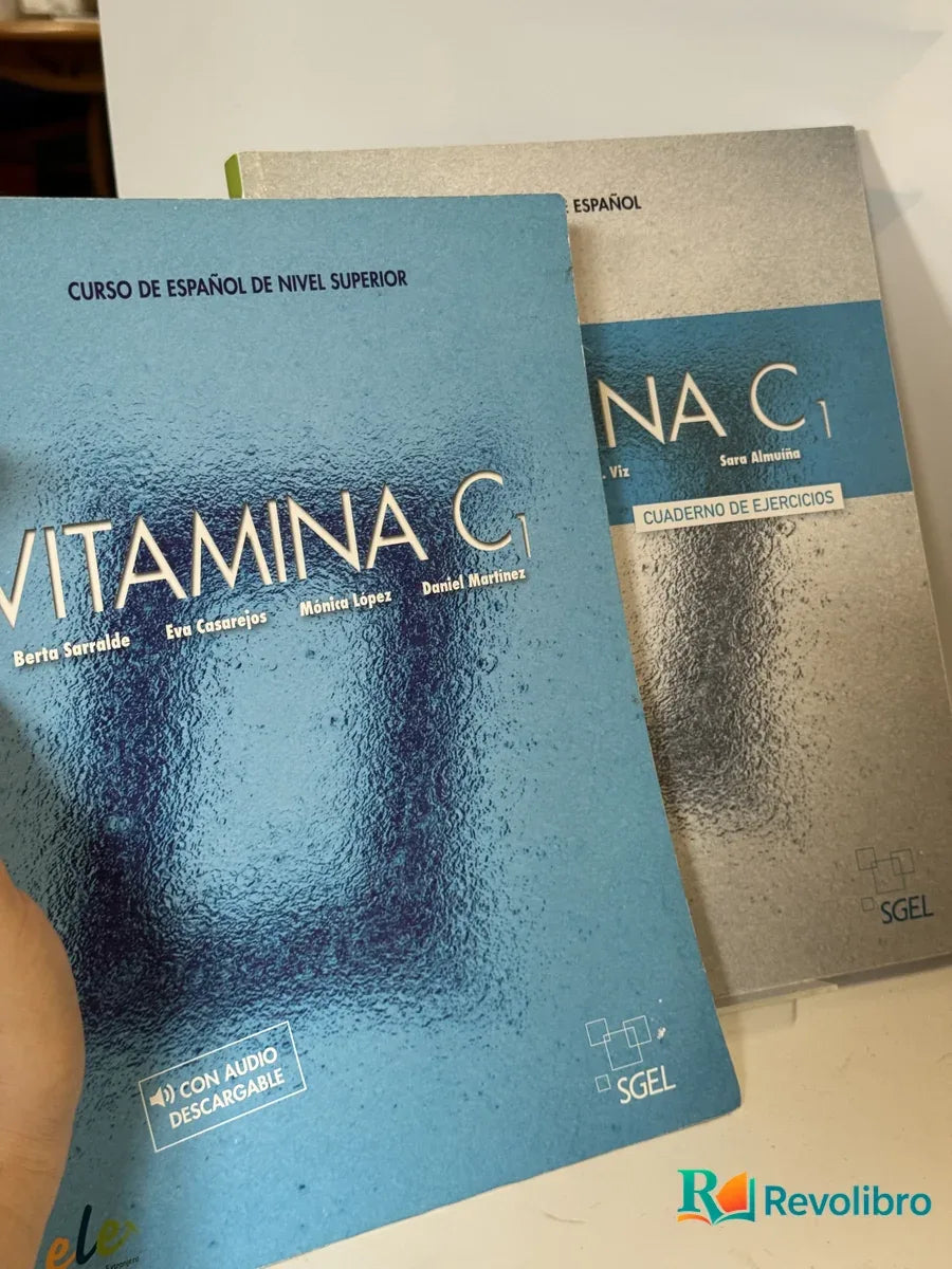 Portada de Vitamina C1 2 libros de Berta Saralegui, libro de segunda mano