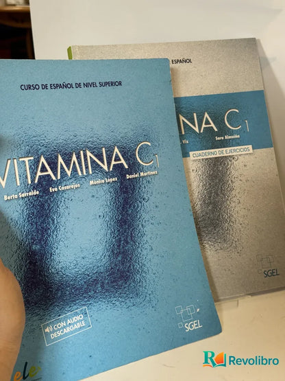 Portada de Vitamina C1 2 libros de Berta Saralegui, libro de segunda mano