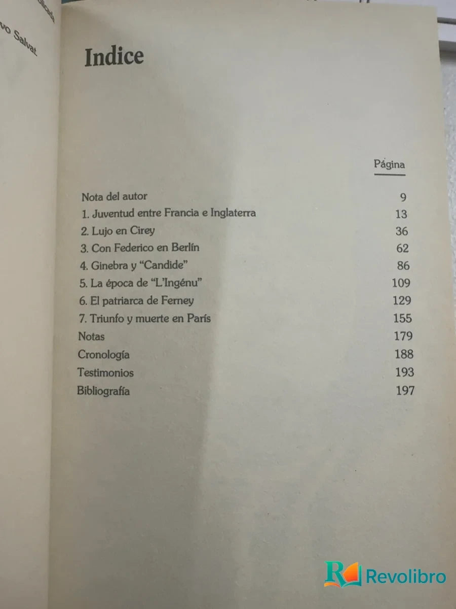 Foto 4 de Voltaire de Haydn Mason, libro de segunda mano