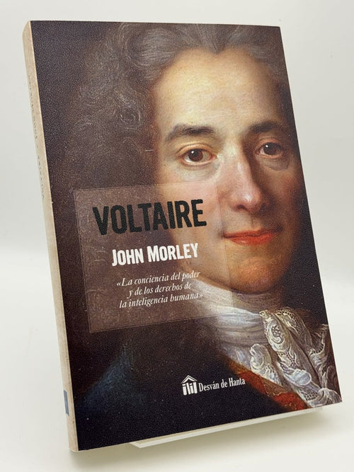 Portada de Voltaire de John Morley, libro de segunda mano