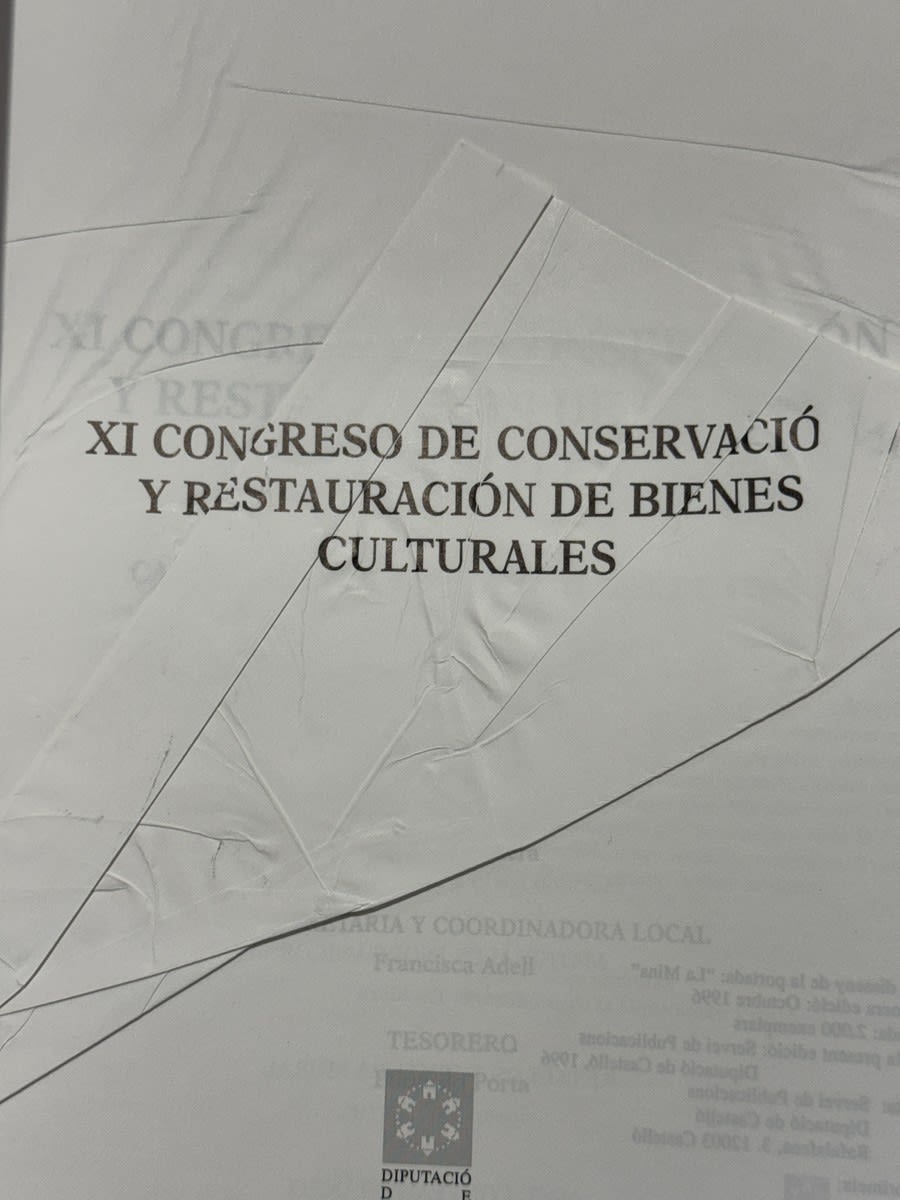 XI Congreso de conservación y Restauración de Bienes culturales - Imagen 2