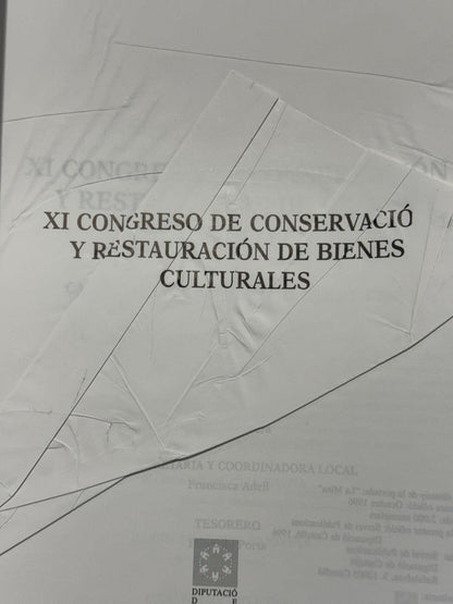 XI Congreso de conservación y Restauración de Bienes culturales - Imagen 2