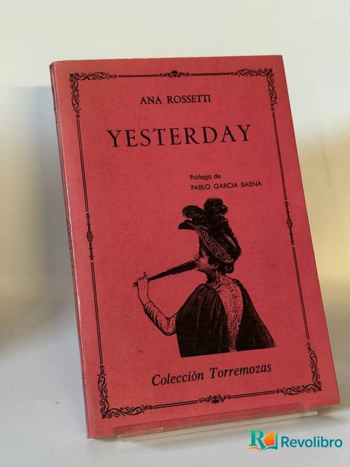 Portada de Yesterday de Ana Rossetti, libro de segunda mano