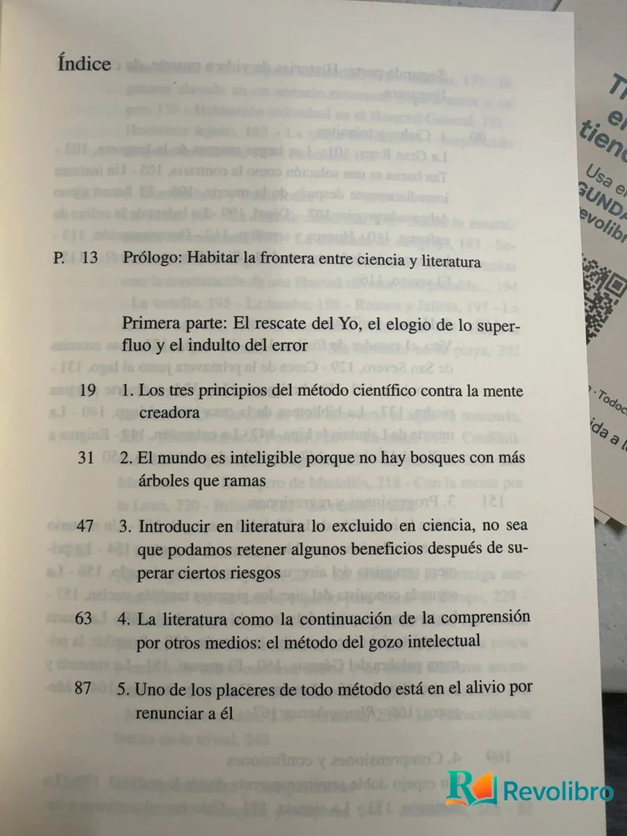 Foto 5 de Yo, lo superfluo y el error - 1ª edición de Jorge Wagensberg, libro de segunda mano