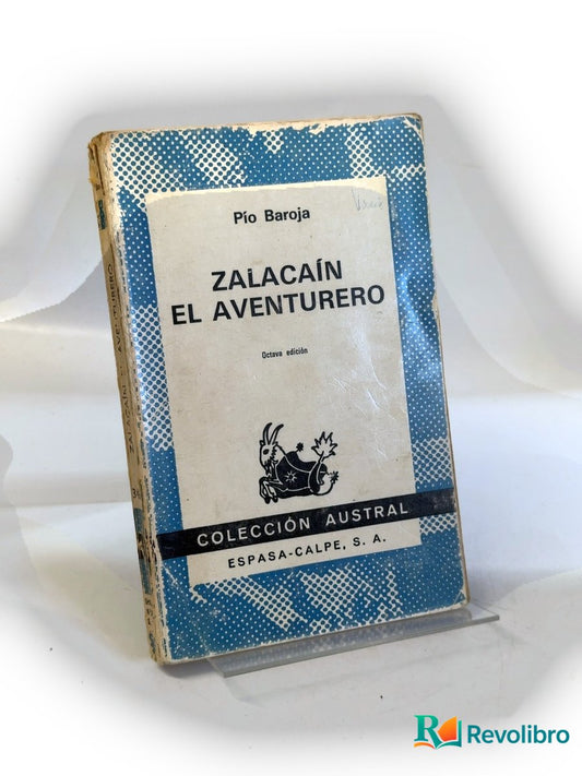 Portada de Zalacaín el aventurero de Pío Baroja, libro de segunda mano