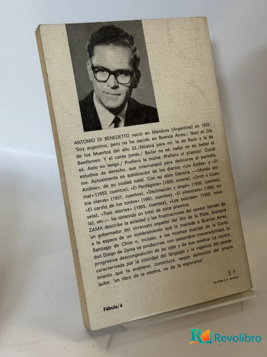 Foto 2 de Zama de Antonio Di Benedetto, libro de segunda mano
